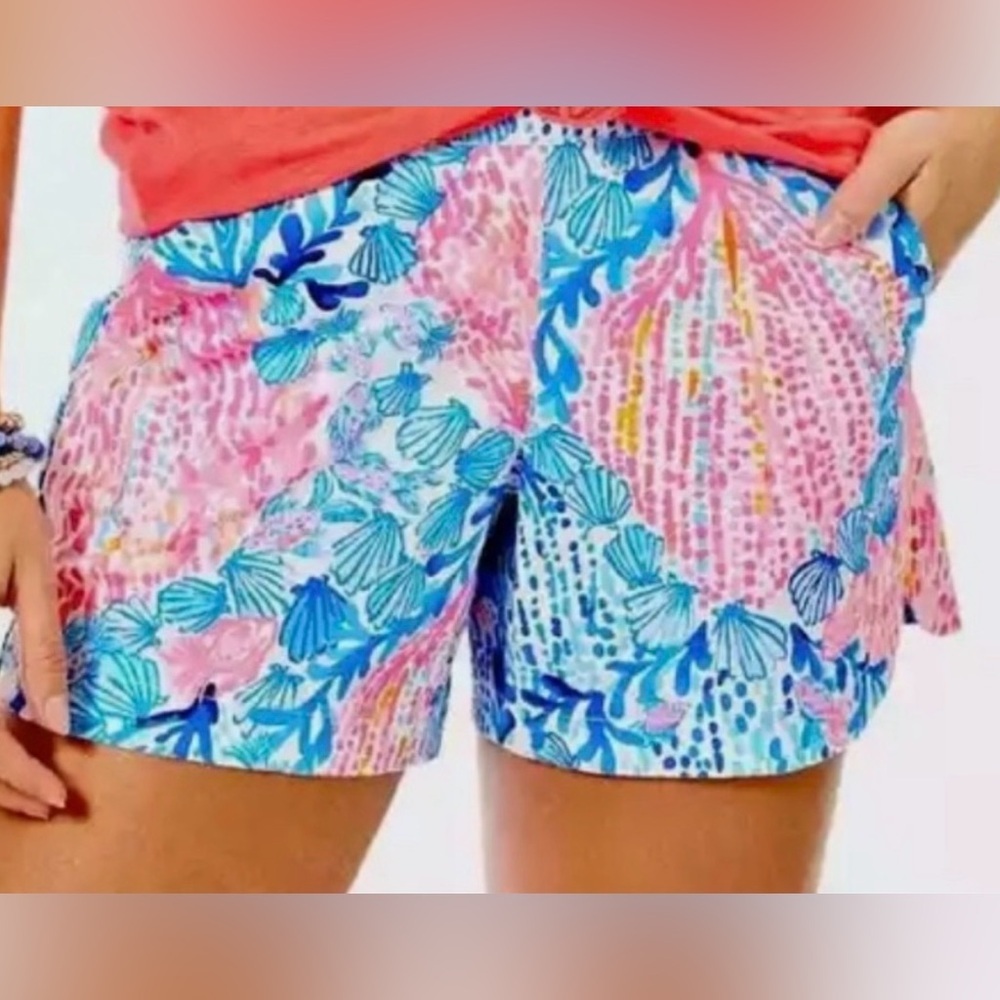 Lilly Pulitzer Ocean View pull on shorts, XS